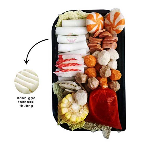 Set Lẩu Tokbokki Truyền Thống Lớn (2-3 người ăn)