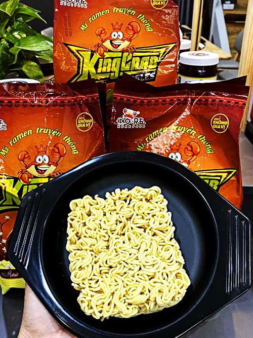 Mì Vắt Ramen Hàn Quốc Sợi To